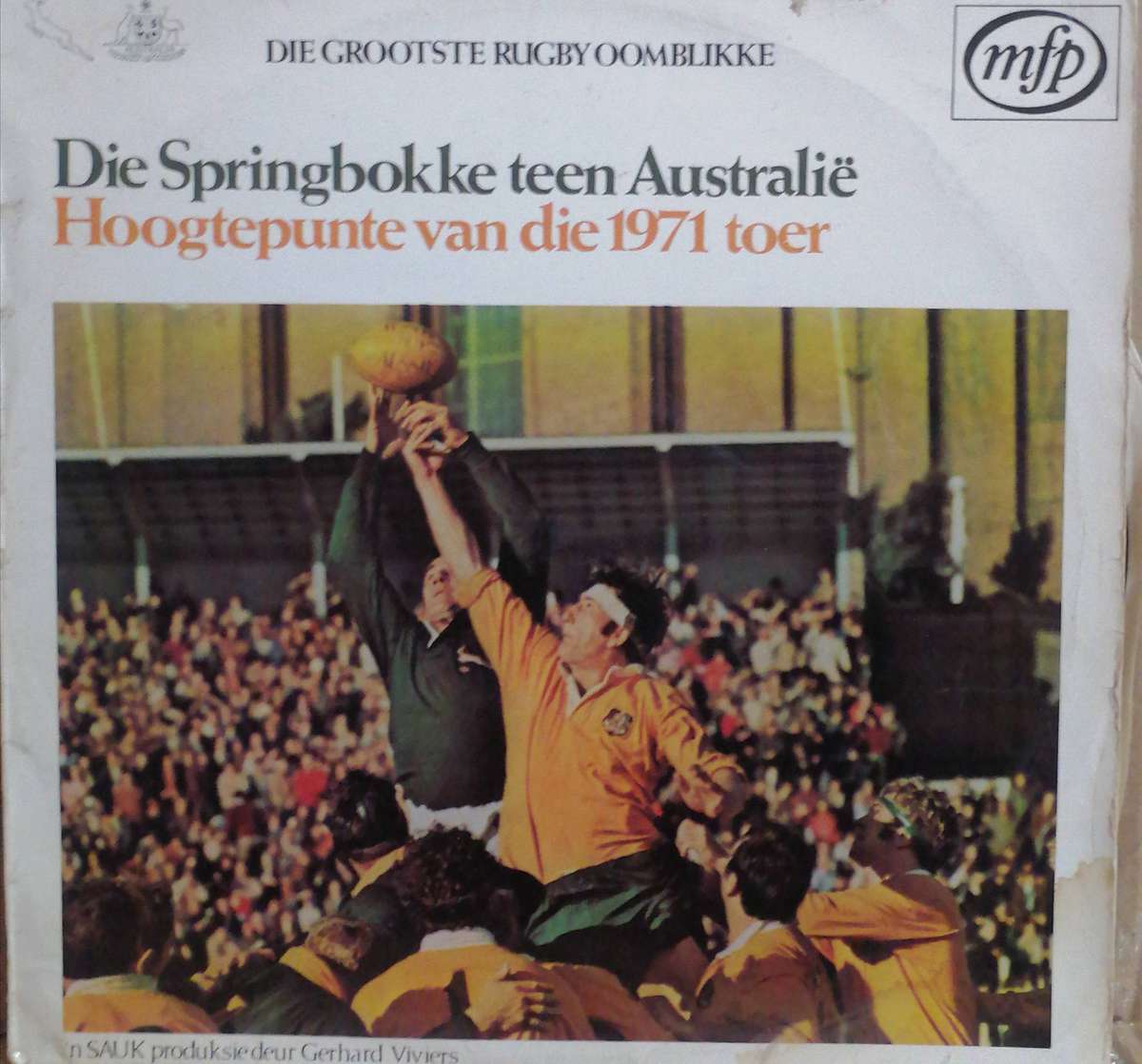 Springbokke teen die Australie, Hoogtepunte van die 1971 toer, vinyl very good.