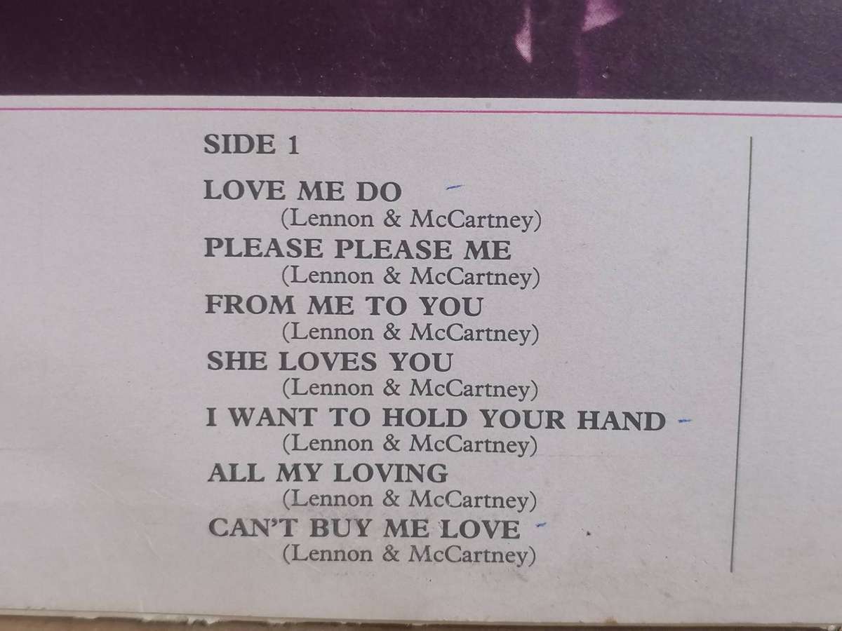 The Beatles 1962-1966, double album, vinyl's very good.