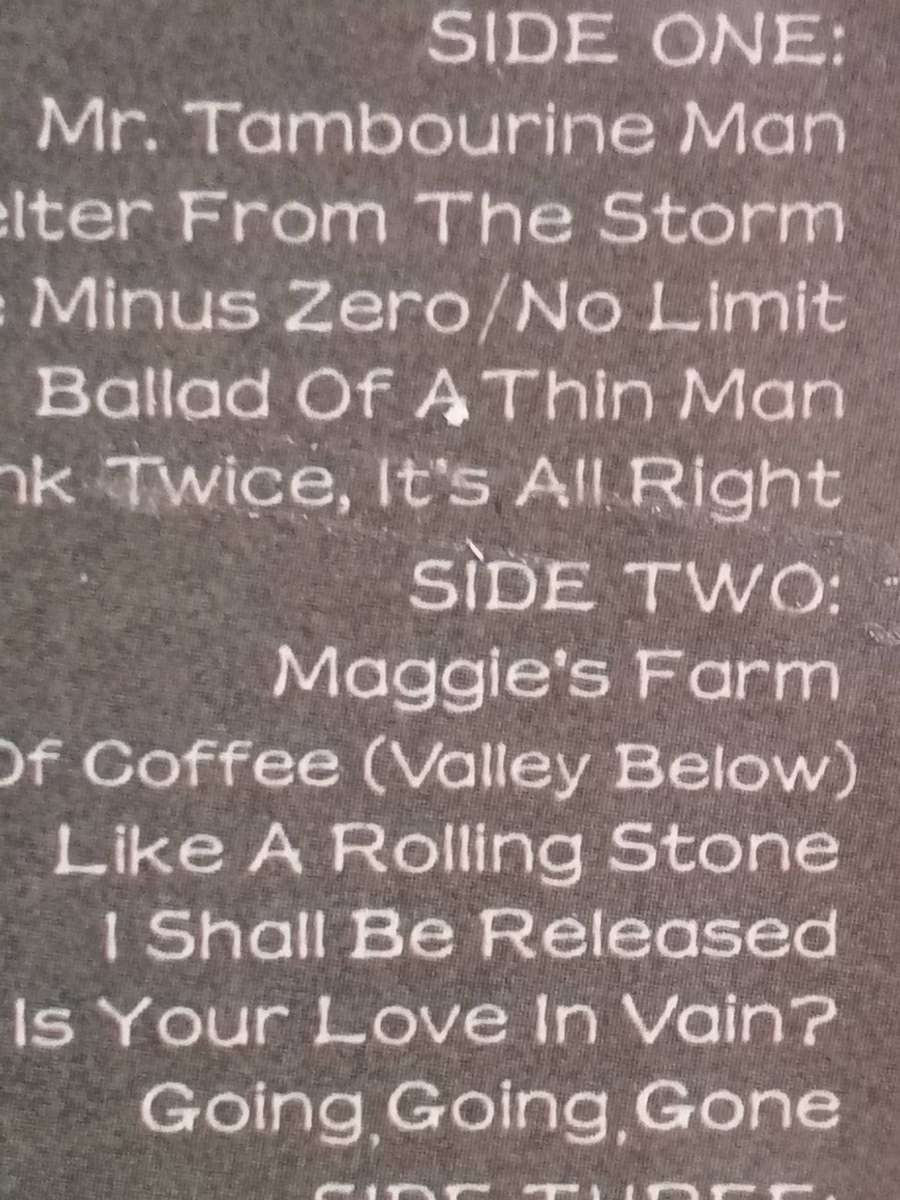 Bob Dylan, At Budokan, double album, vinyl's excellent.