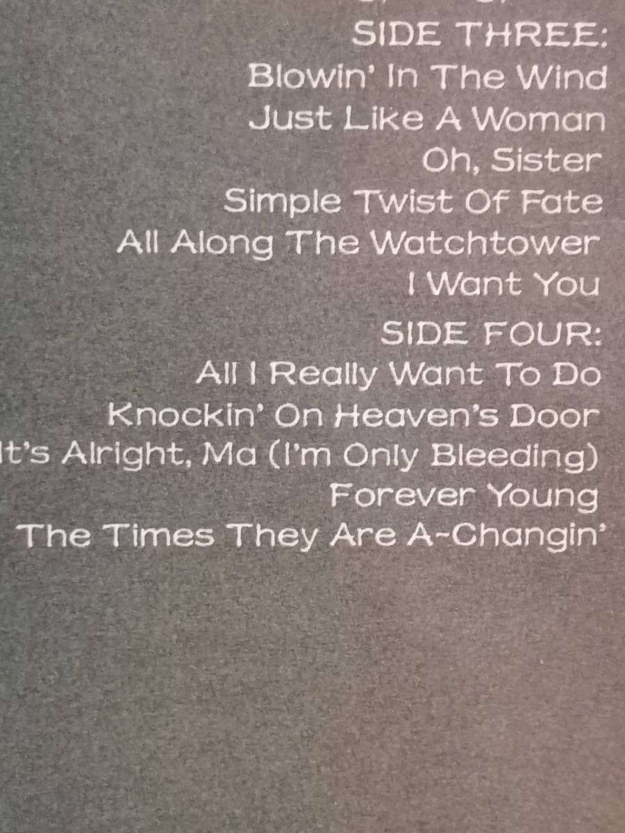 Bob Dylan, At Budokan, double album, vinyl's excellent.