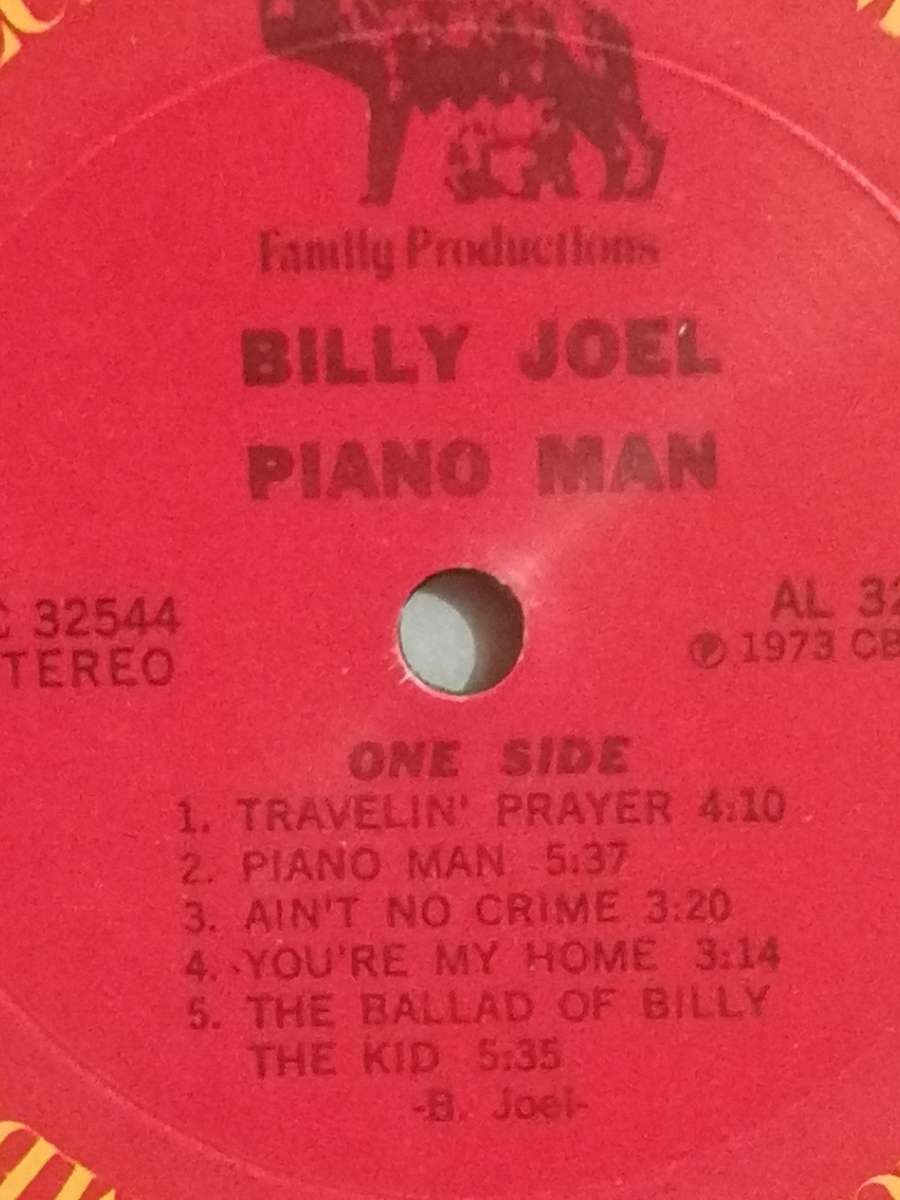 Billy Joel, Piano Man, vinyl excellent.