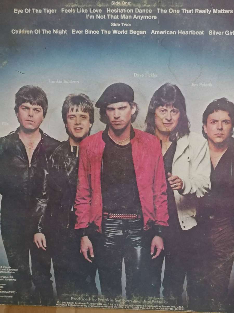 Survivor, Eye of the Tiger, vinyl very good.