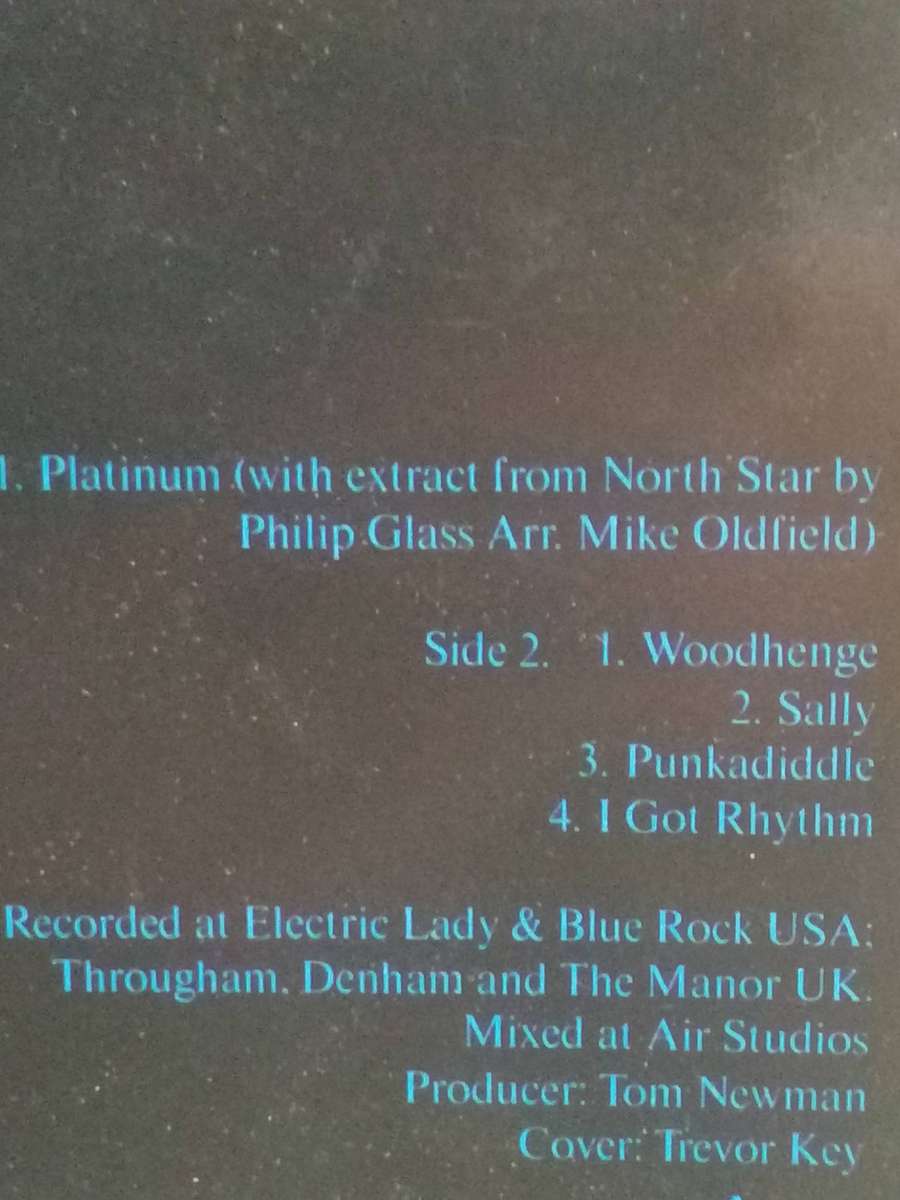 Mike Oldfield, Platinum, vinyl excellent.