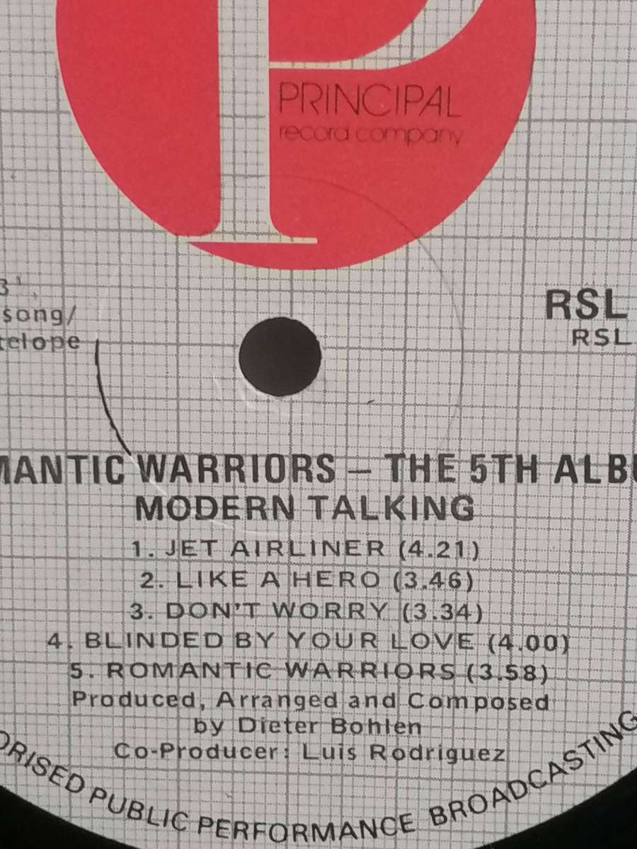 Modern Talking, Romantic Warriors, vinyl very good-.