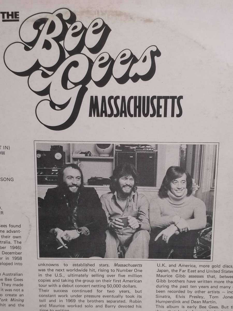 Bee Gees, Massachusetts, vinyl excellent.