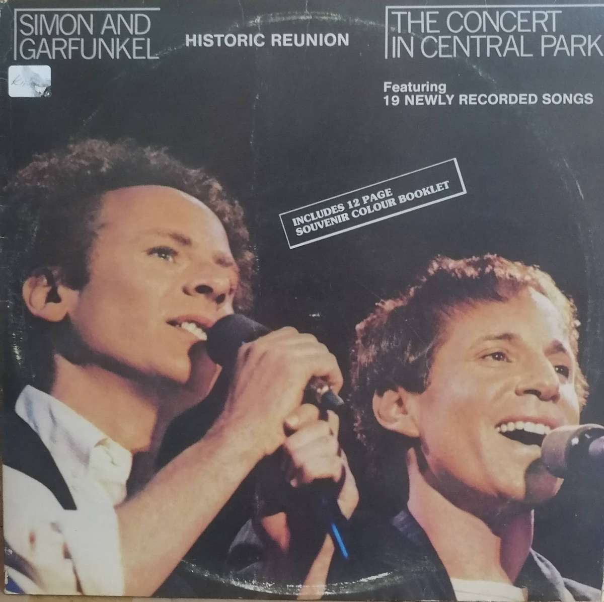 Simon and Garfunkel Historic reunion Central Park, double album, vinyl's very good+.