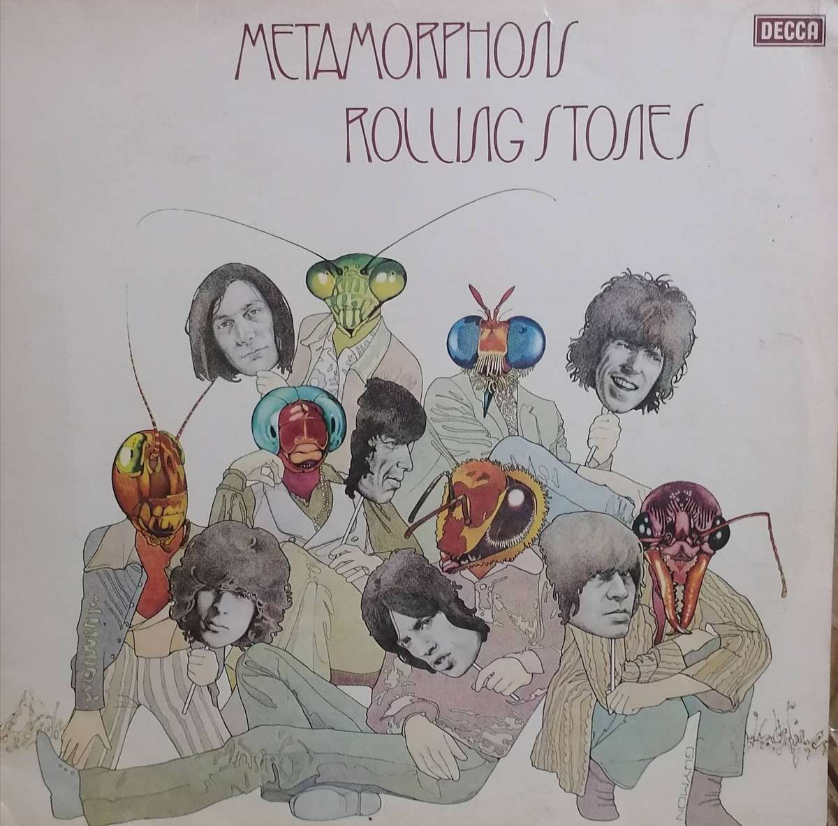 Rolling Stones Metamorphon, vinyl very good.