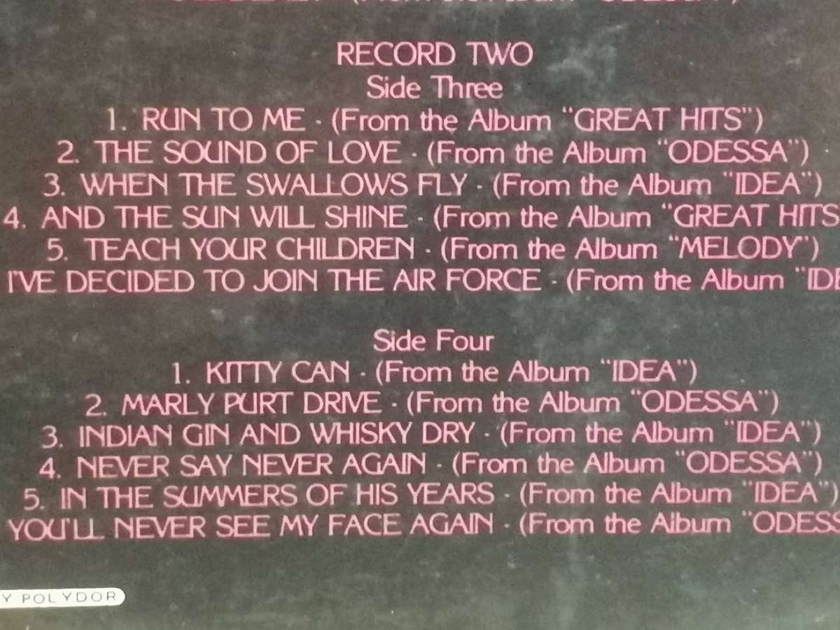 Bee Gees, Don't Foget to Remember, Volume Two, double album. vinyl's very good+.