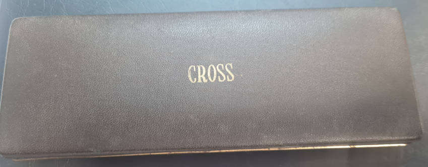 Vintage Cross 14kt Rolled Gold Pen & Pencil Set in Box