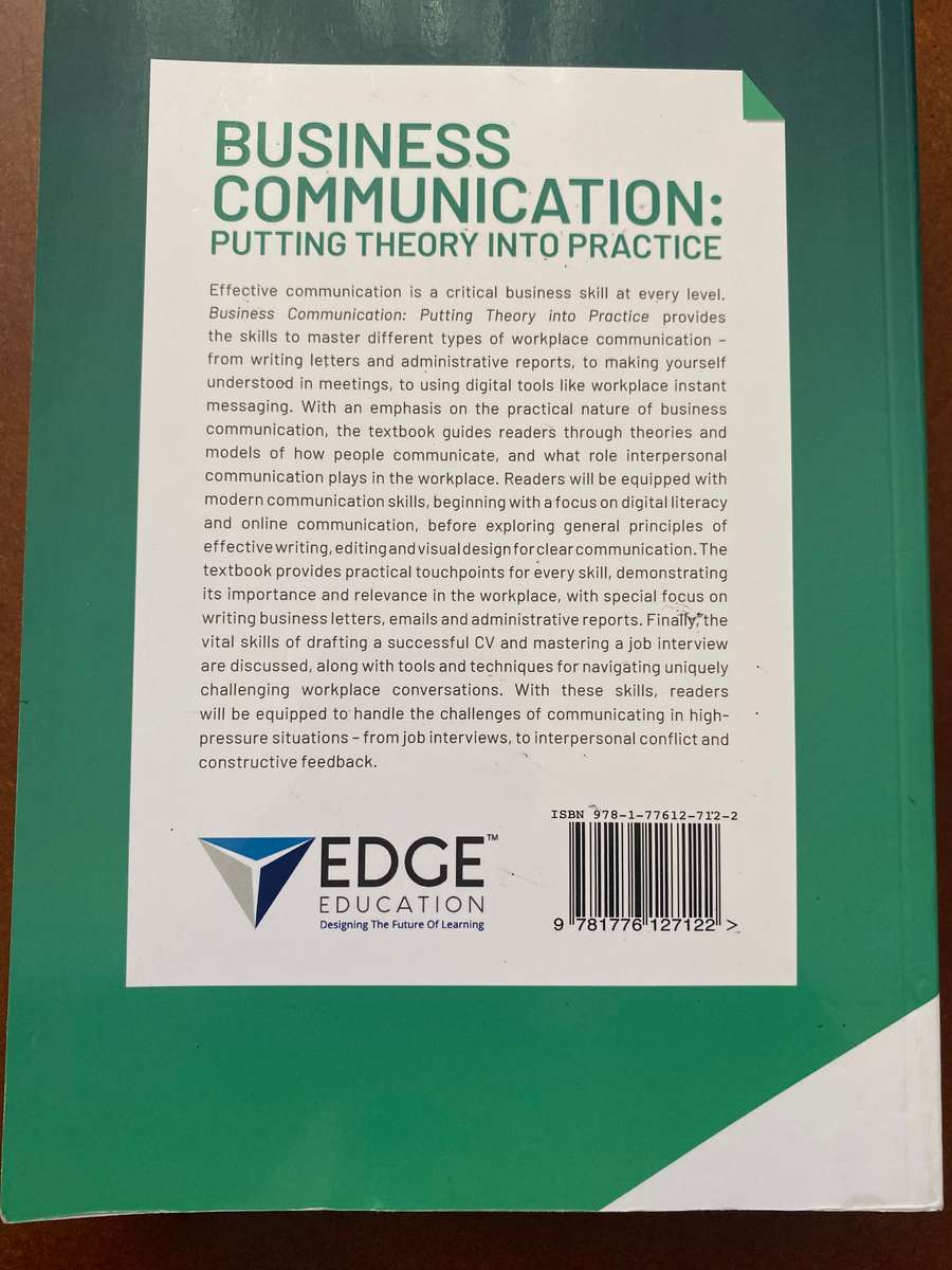 Business Communication: Putting Theory into Practice (Textbook)