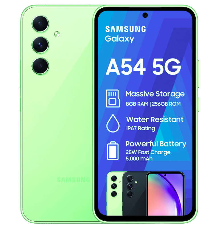 Samsung Galaxy A54 5G 256GB Dual Sim - Awesome Lime