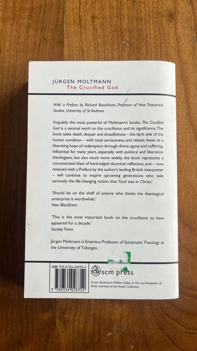 The crucified God Jurgen Moltmann
