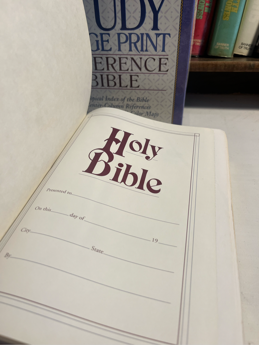 Topic study reference Bible