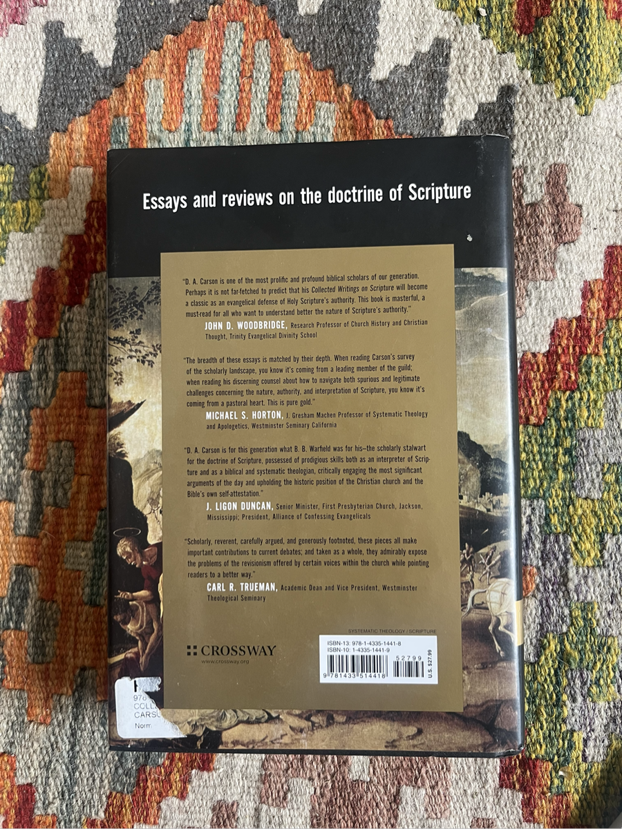 Collected writings in scripture DA Carson