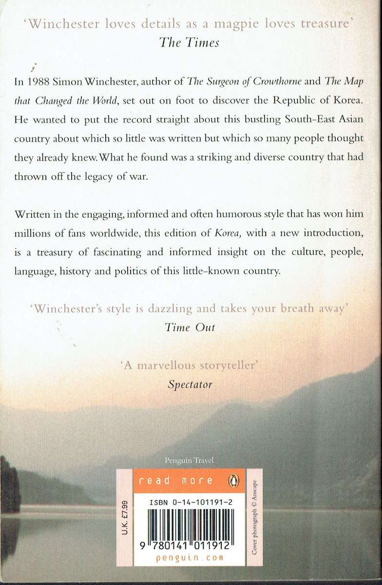 Simon Winchester, Korea: A Walk Through the Land of Miracles