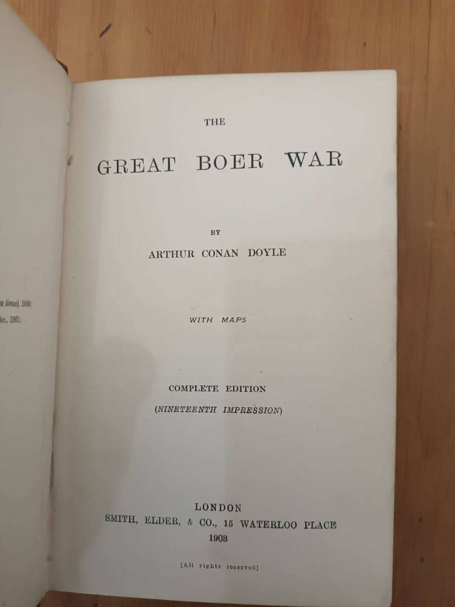 Arthur Conan Doyle, The Great Boer War