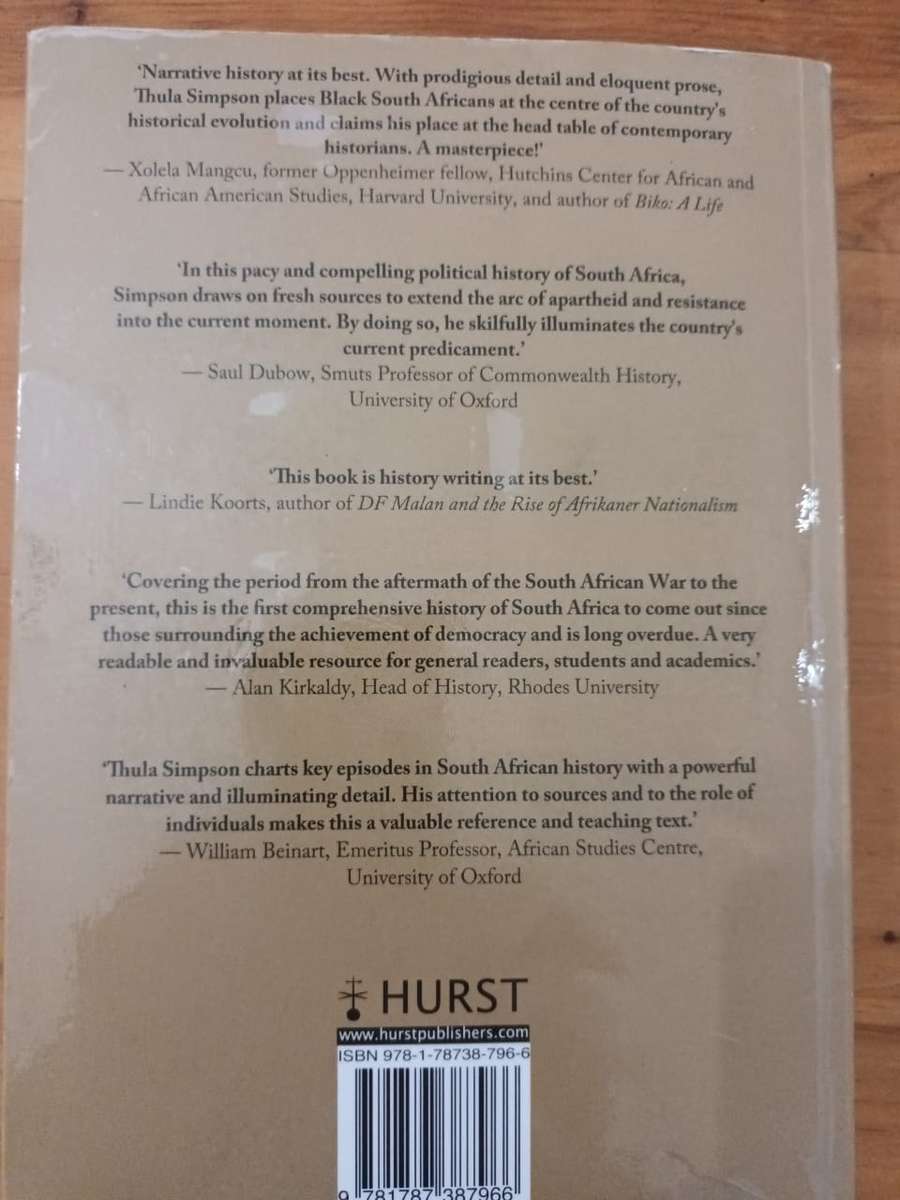 Thula Simpson, History of South Africa 1902 to the Present