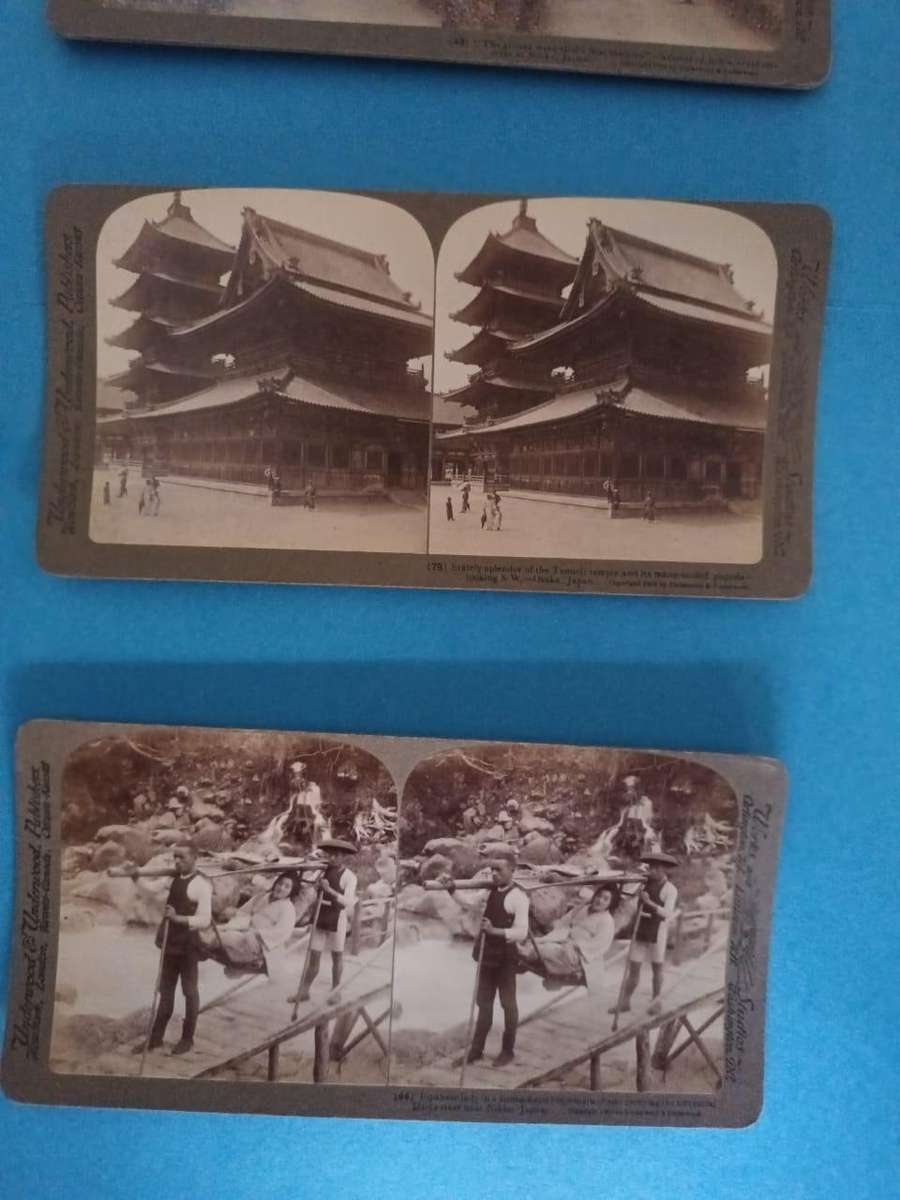 76 stereoscopic photographic slides of Japan, 1904: a wonderful time capsule!