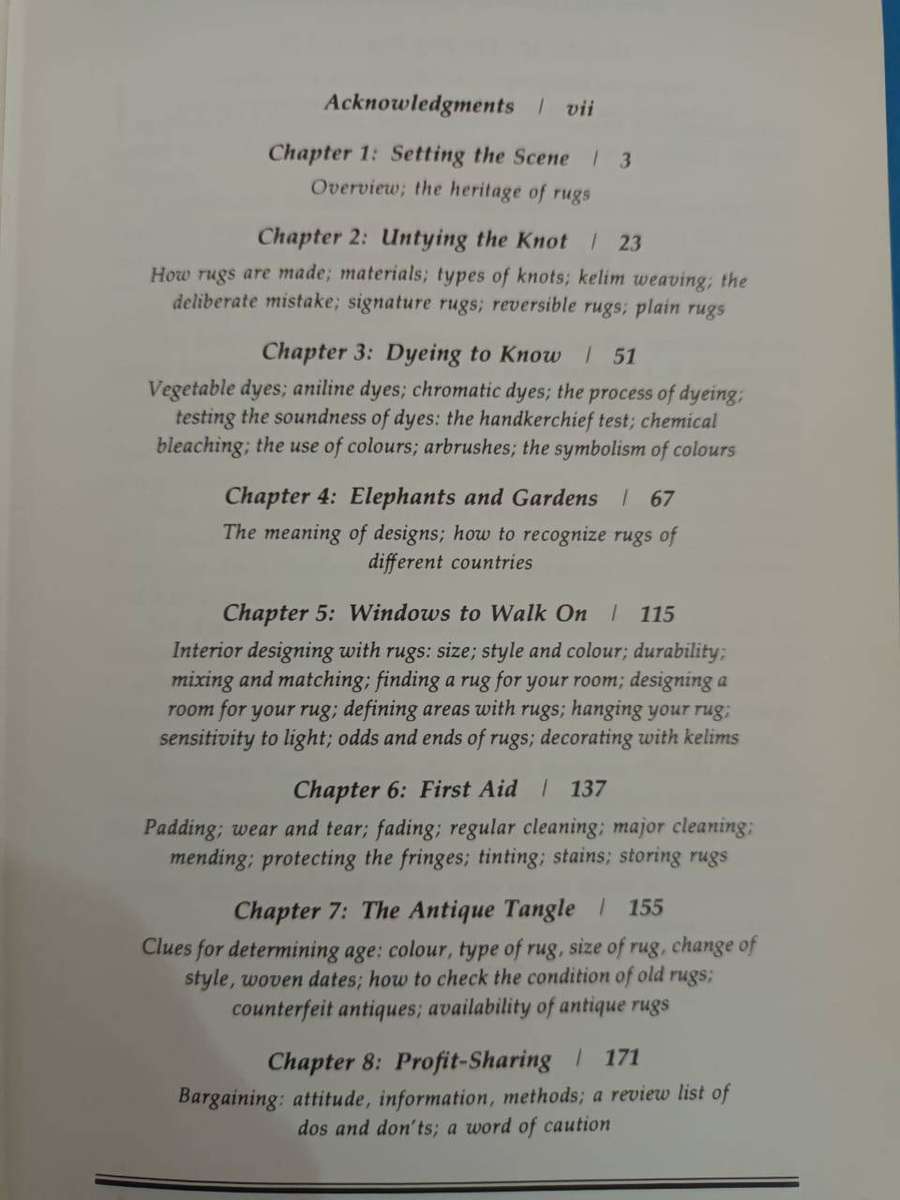 Book: Rugs to Riches: An Insider's Guide to Oriental Rugs