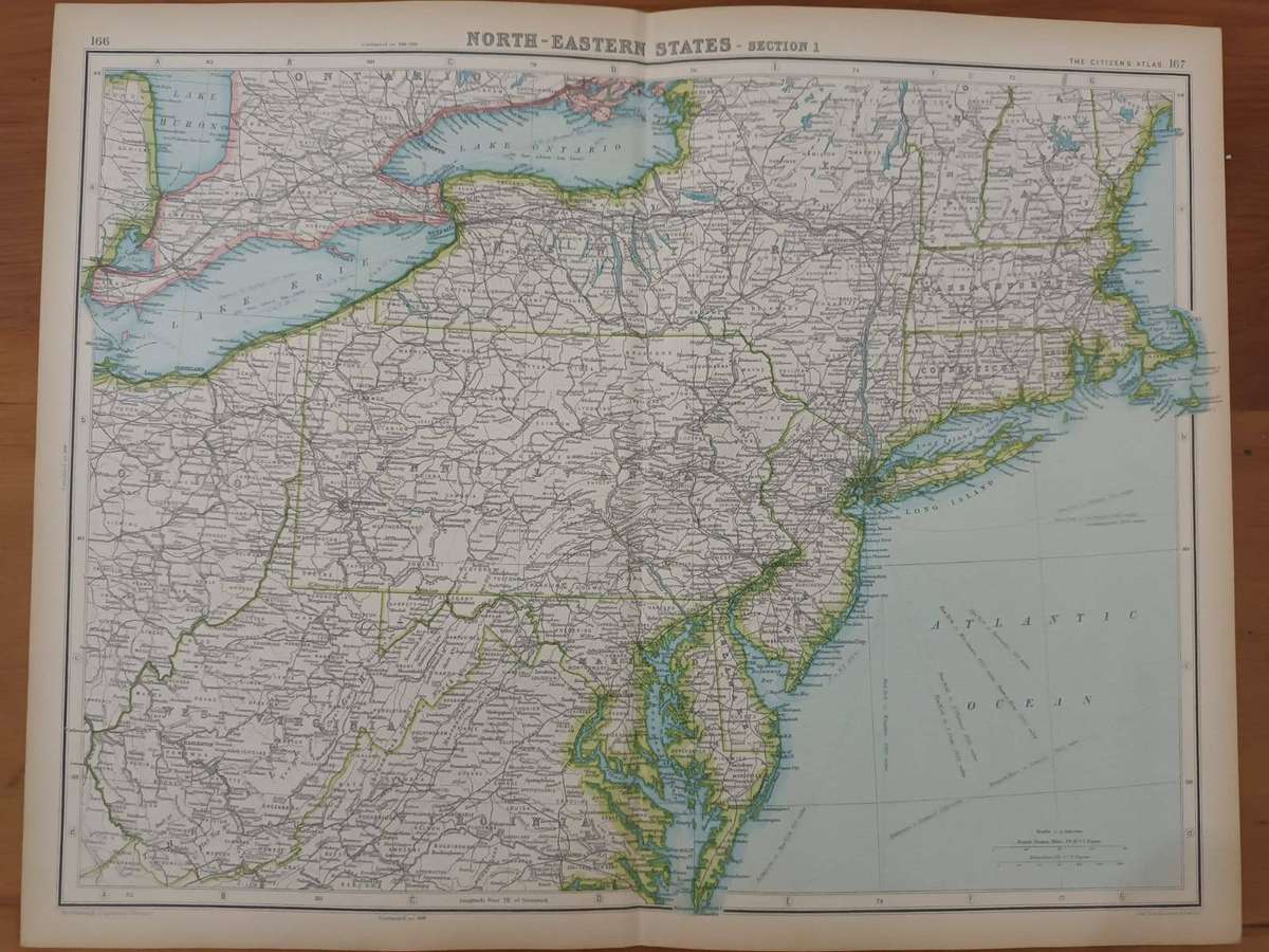 1924 map: North-Eastern States - Section 1