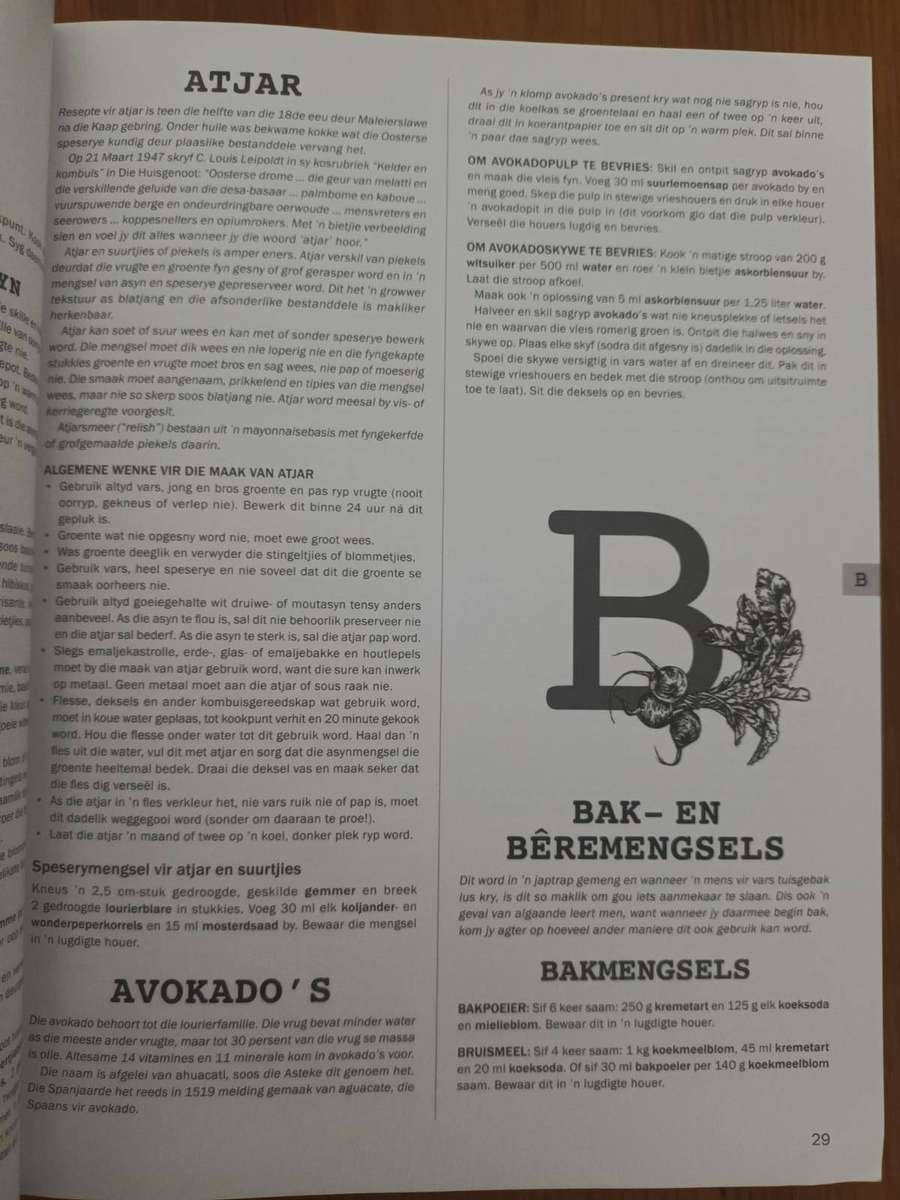 Lekker vir later: die Suid-Afrikaanse A-Z van preservering