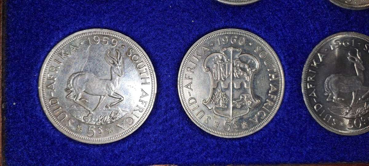Crowns of South Afica 1947-1964 - (18 COINS - FULL SET)
