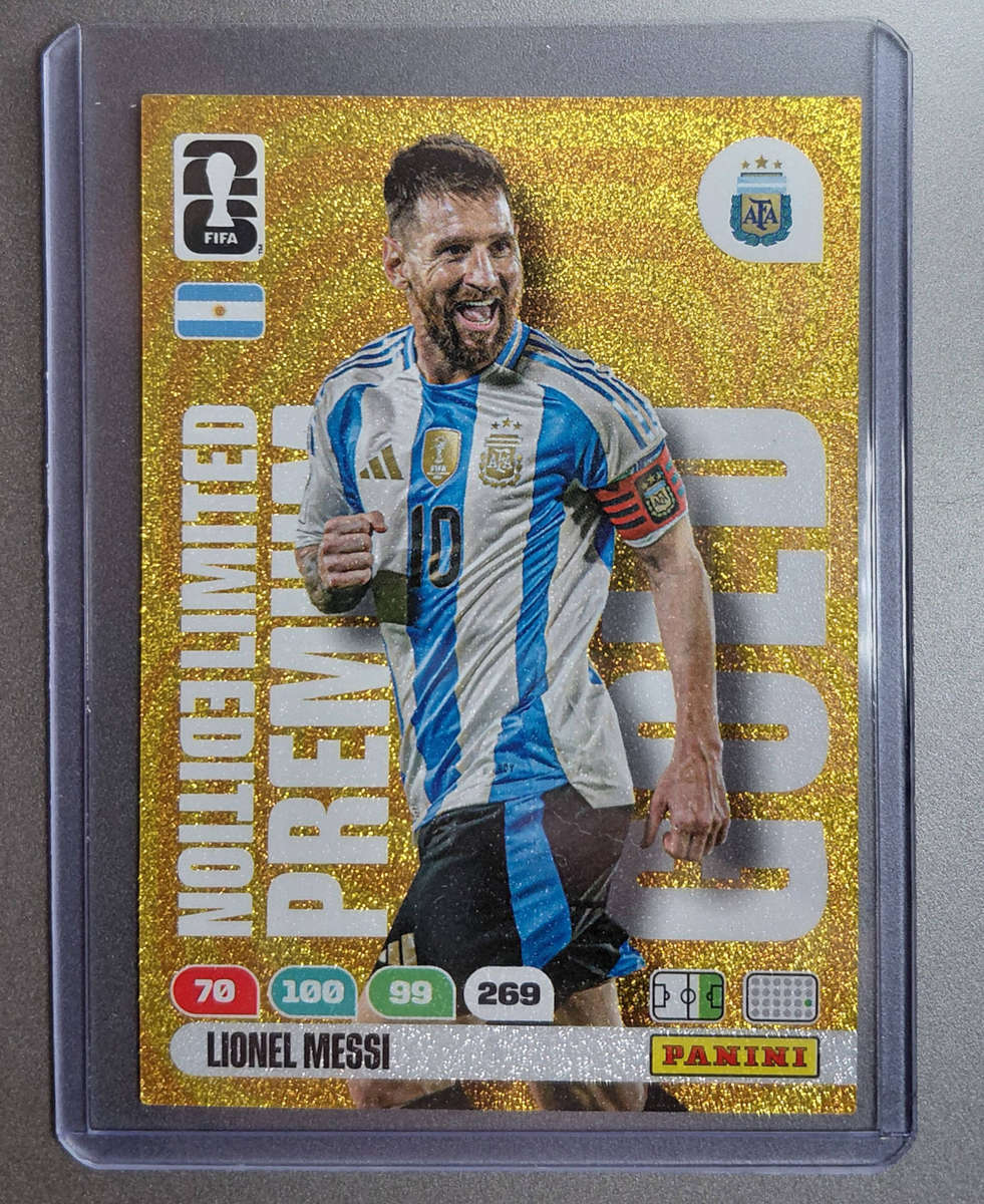 Panini FIFA World Cup 2026  Complete Limited Edition Premium Gold Set (6 Cards)
