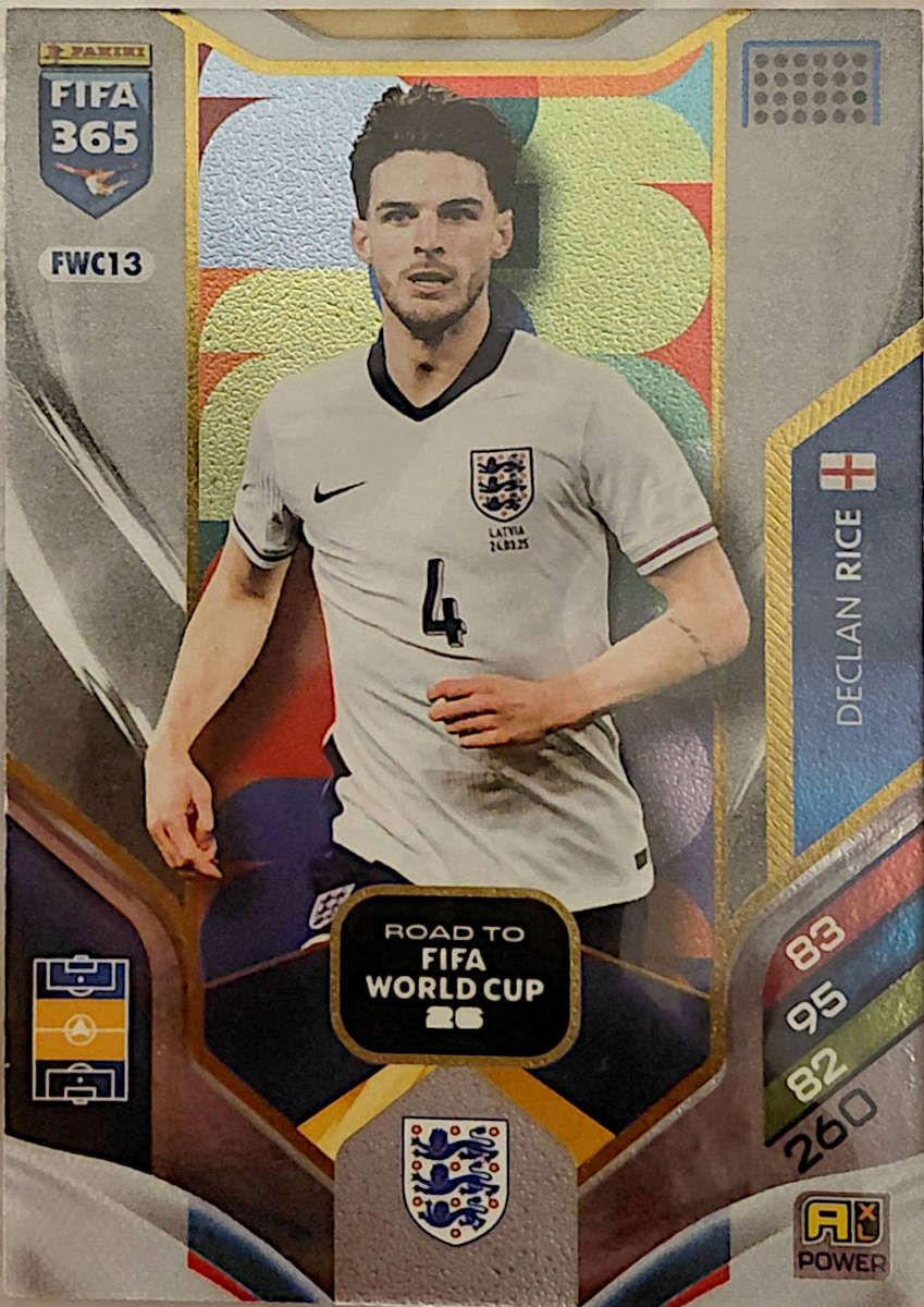 Panini FIFA 365 Adrenylyn XL 2026 - Declan Rice (England) - FWC13