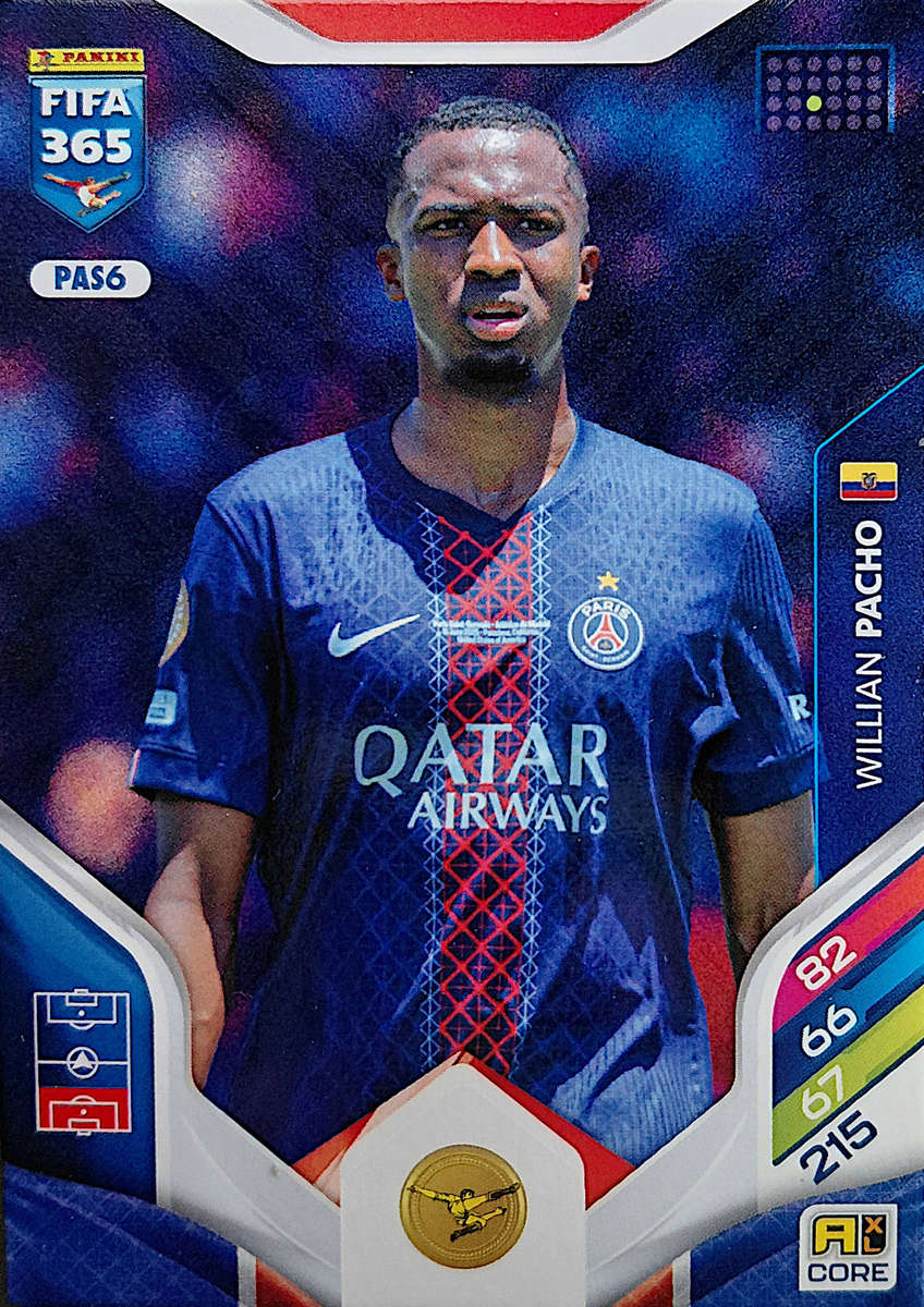 Panini FIFA 365 Adrenylyn XL 2026 - Willian Pacho (Paris Saint-Germain) - PAS6
