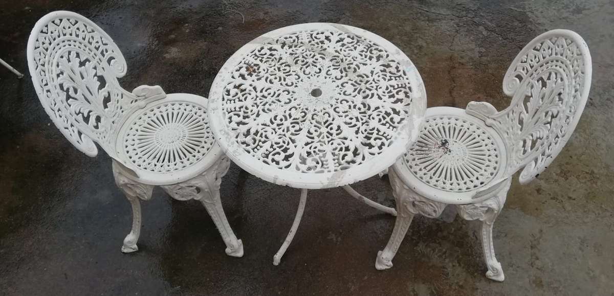 Cast Iron Garden Furniture Set