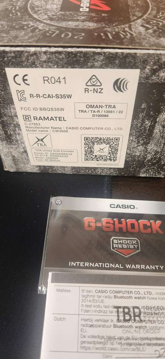 Casio G-shock DW B5600