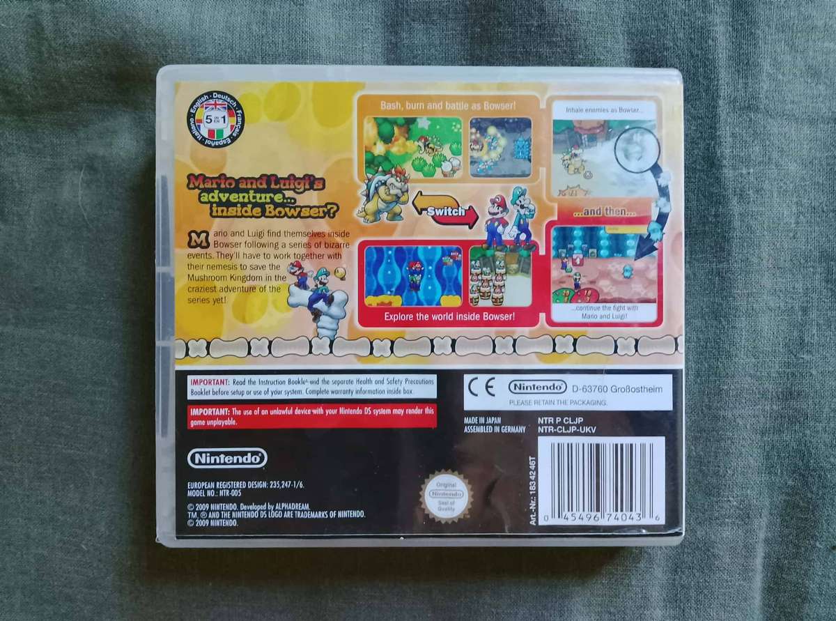 Nintendo DS Mario & Luigi Bowser's Inside Story