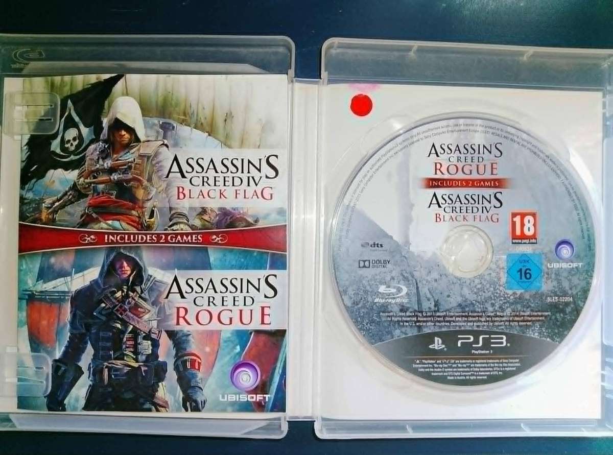 PS3 Assassins Creed IV + Rogue