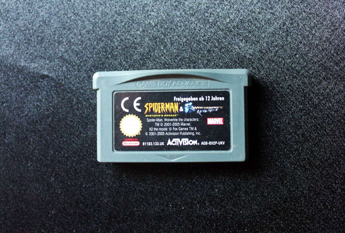 GameBoy Adv Spiderman + Wolverine