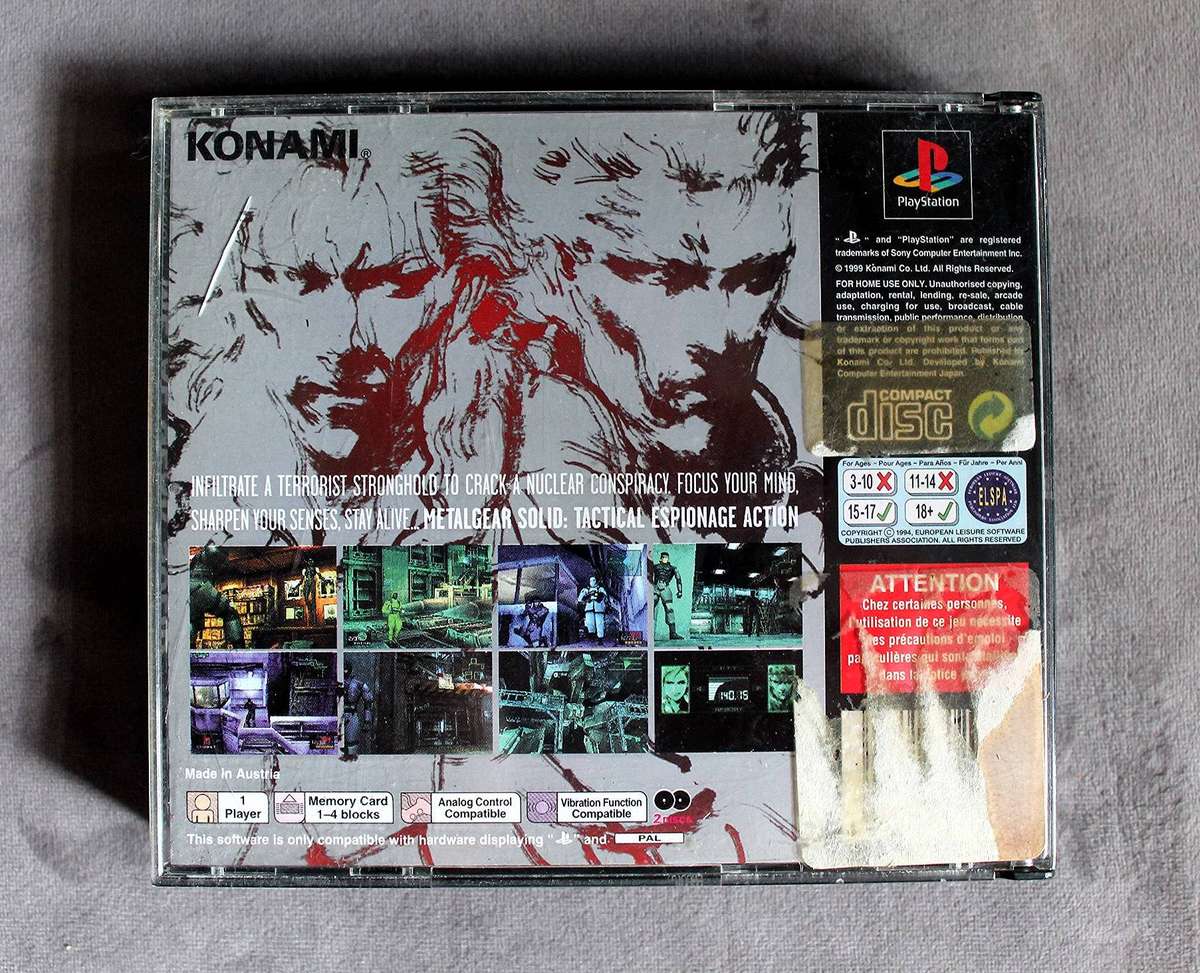 PS1 Metal Gear Solid