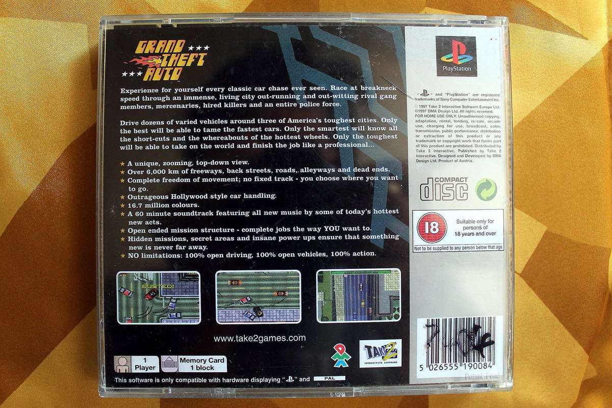 PS1 Grand Theft Auto