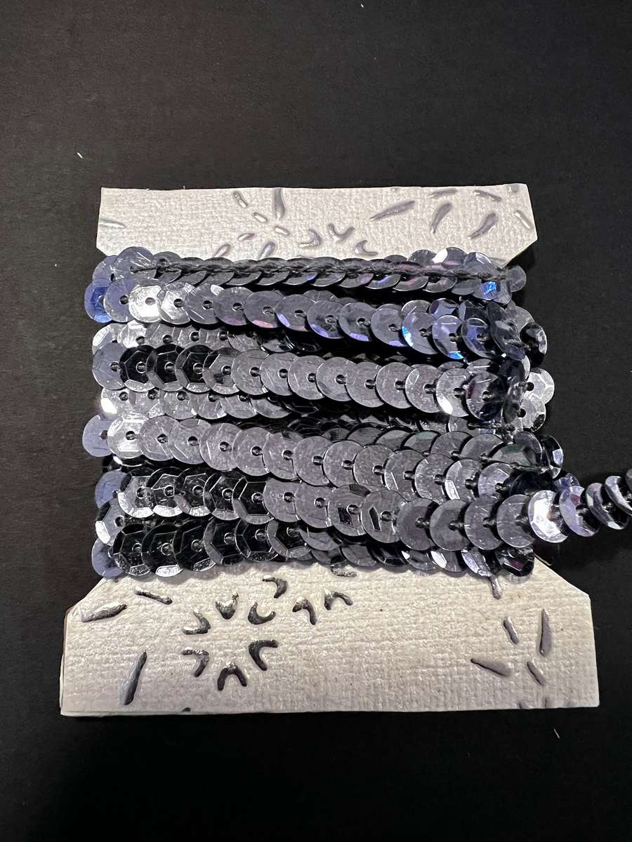 Assorted bundle of trims including sequence and horse hair