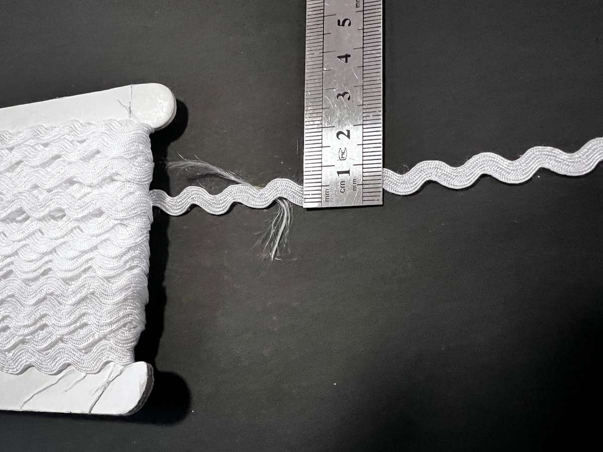 Assorted bundle of trims including sequence and horse hair