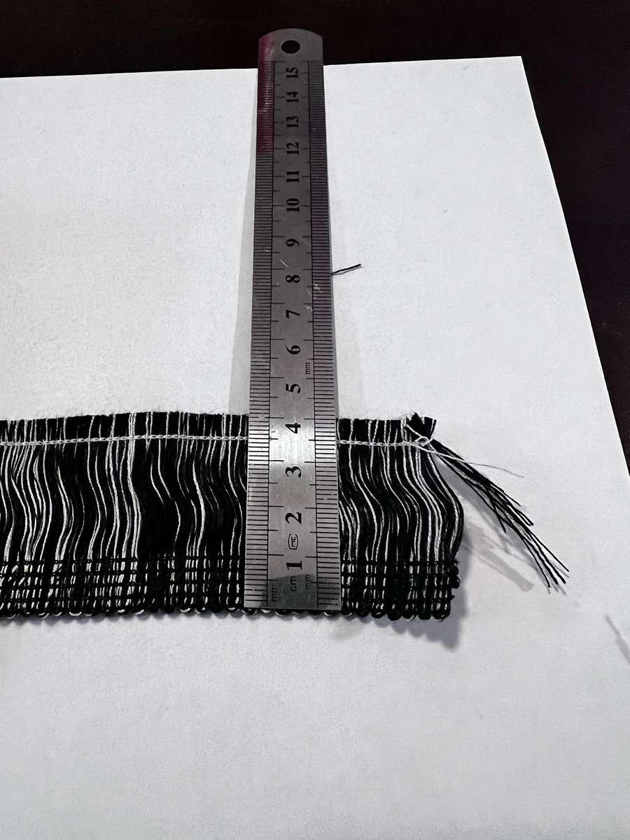 Assorted bundle of trims including sequence and horse hair