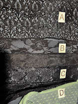 Various (non stretch) lace fabrics