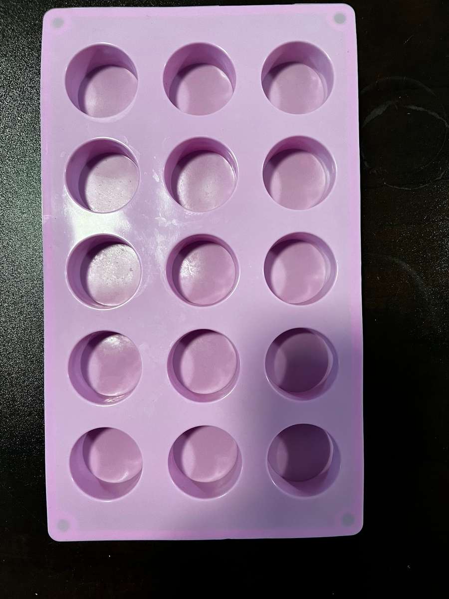 silicone soap moulds  (round)