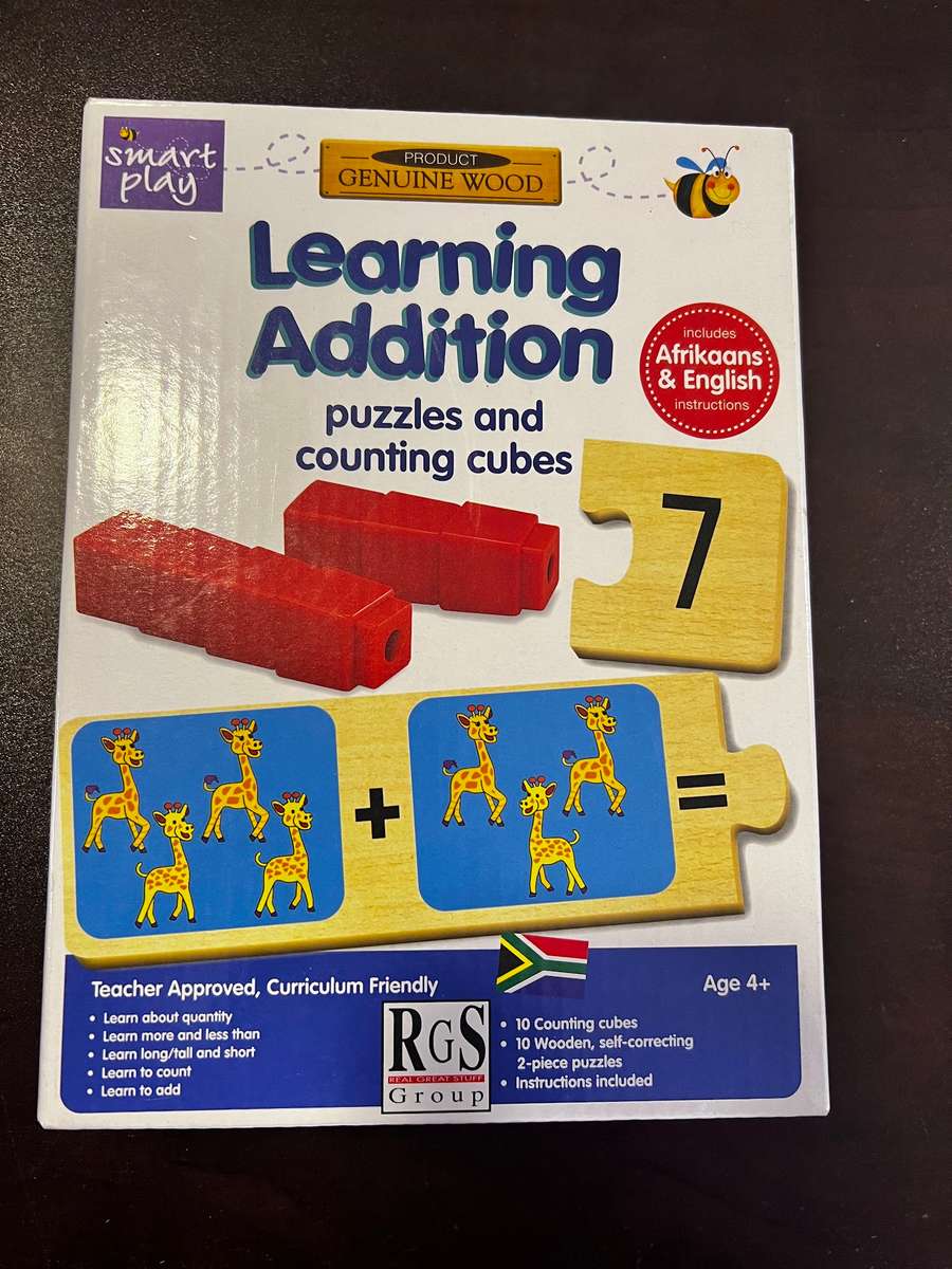 Learning addition (Puzzles and counting cubes) 1 - 10