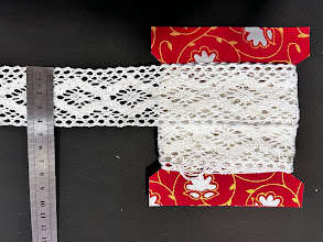 White  crochet and crochet like lace / sewing trim bundle