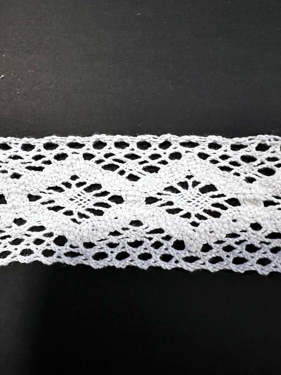 White  crochet and crochet like lace / sewing trim bundle