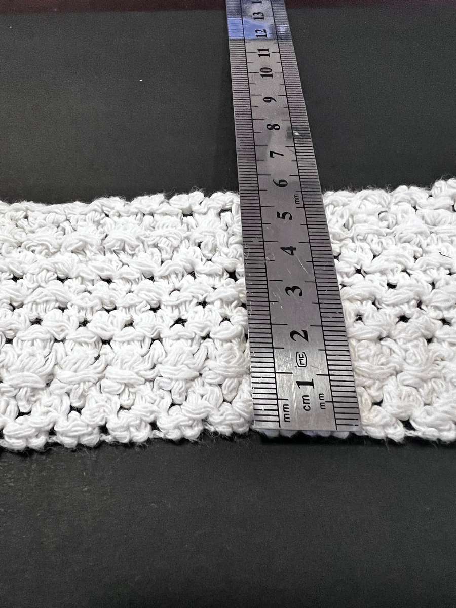 White  crochet and crochet like lace / sewing trim bundle