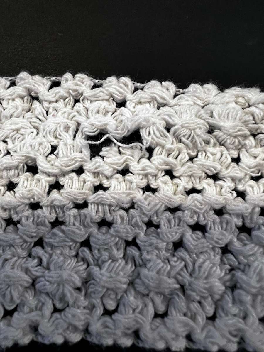 White  crochet and crochet like lace / sewing trim bundle