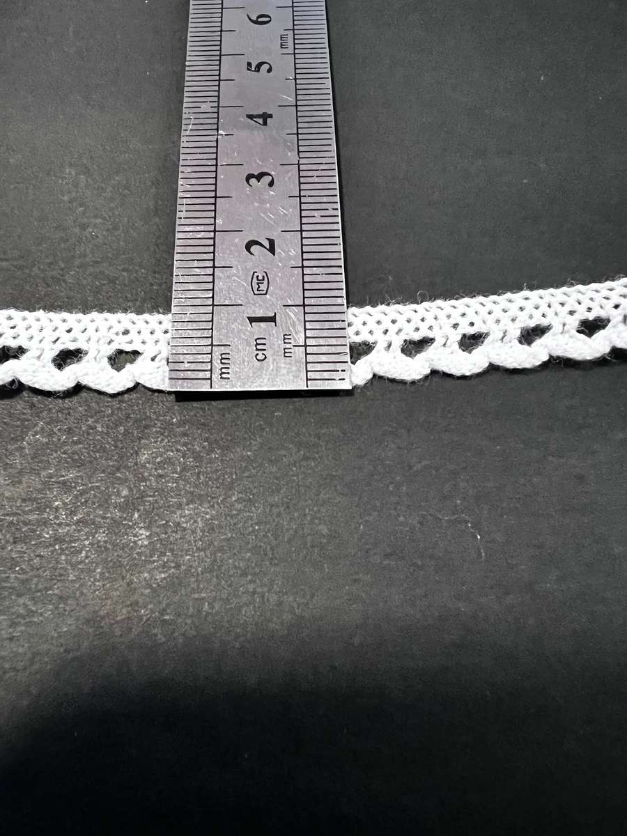 White  crochet and crochet like lace / sewing trim bundle