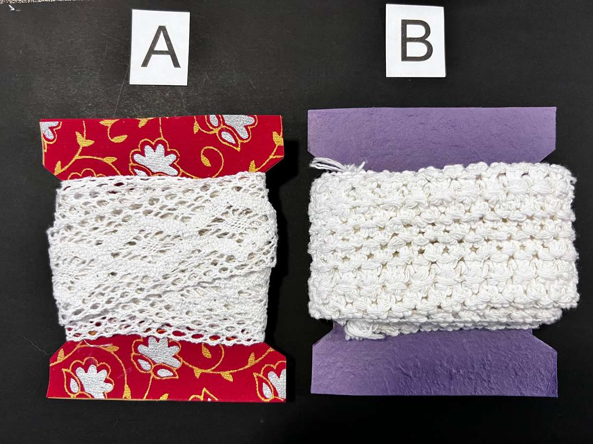 White  crochet and crochet like lace / sewing trim bundle