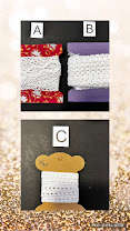 White  crochet and crochet like lace / sewing trim bundle