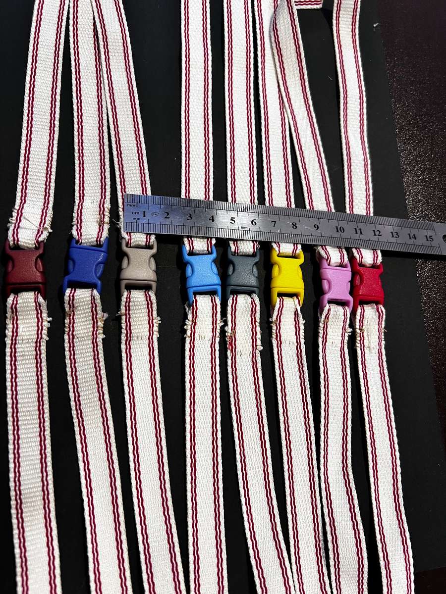 Mixed assortment of 15mm quick release buckles